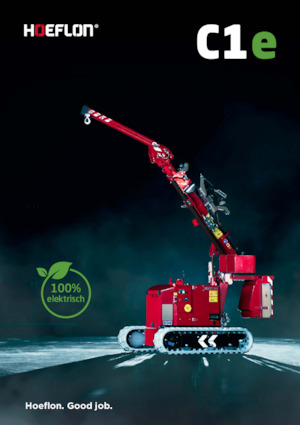 Pásové jeřáby s teleskopickým výložníkem Hoeflon Hoeflon C1e