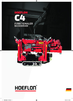 Pásové jeřáby s teleskopickým výložníkem Hoeflon Hoeflon C4e