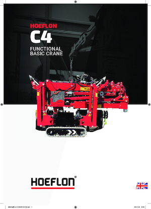 Pásové jeřáby s teleskopickým výložníkem Hoeflon Hoeflon C4e