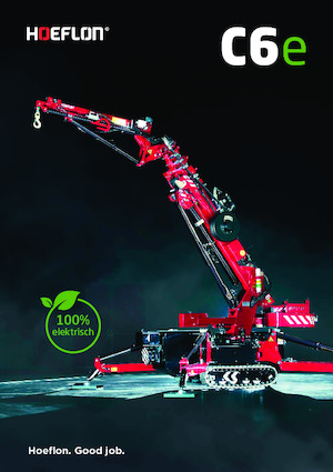 Pásové jeřáby s teleskopickým výložníkem Hoeflon Hoeflon C6e
