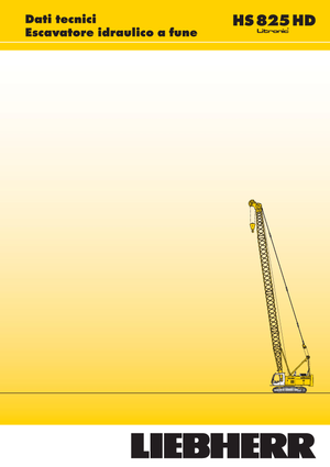 Pásové jeřáby s příhradovým výložníkem Liebherr HS 825 HD Litr.