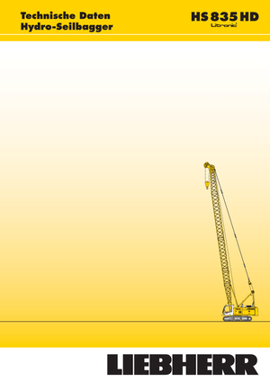 Pásové jeřáby s příhradovým výložníkem Liebherr HS 835 HD Litr.