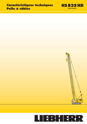 Pásové jeřáby s příhradovým výložníkem Liebherr HS 835 HD Litr.