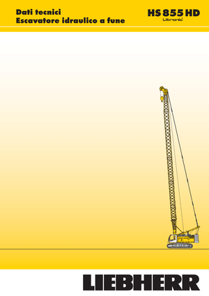 Pásové jeřáby s příhradovým výložníkem Liebherr HS 855 HD Litr.