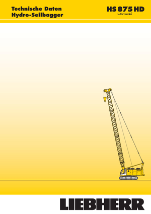 Pásové jeřáby s příhradovým výložníkem Liebherr HS 875 HD Litr.