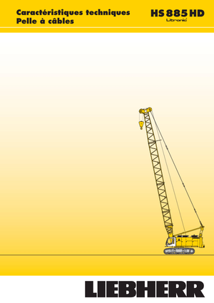 Pásové jeřáby s příhradovým výložníkem Liebherr HS 885 HD Litr.