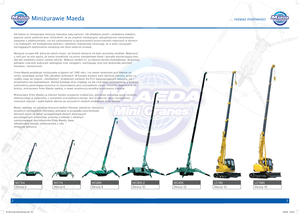 Pásové jeřáby s teleskopickým výložníkem Maeda MC 405 CRME
