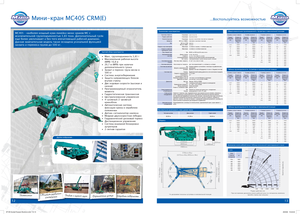 Pásové jeřáby s teleskopickým výložníkem Maeda MC 405 CRME