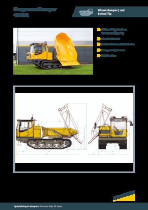 Pásové dumpery Bergmann 4010R