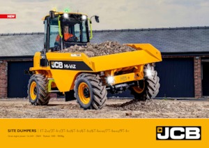 Kolové dumpery JCB 6T-1 HI-VIZ