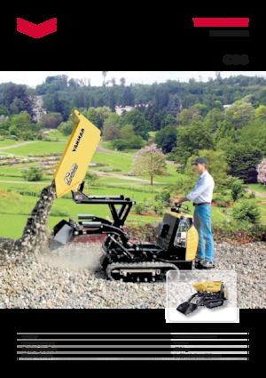 Pásové dumpery Yanmar C 08 HI Tip +
