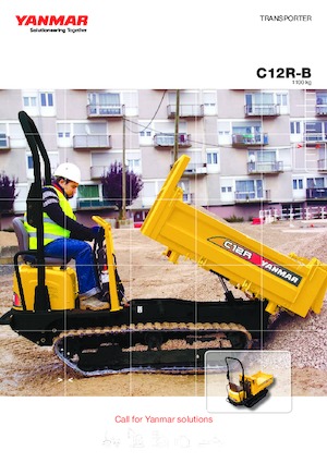 Pásové dumpery Yanmar C 12 RB