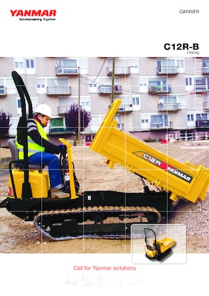 Pásové dumpery Yanmar C 12 RB
