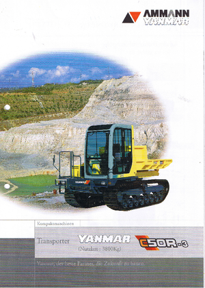Pásové dumpery Yanmar C 50 R 3