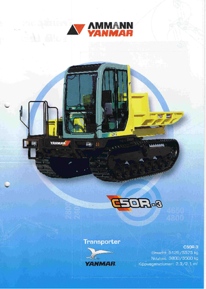Pásové dumpery Yanmar C 50 R 3