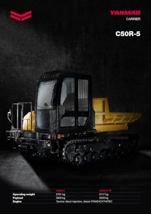 Pásové dumpery Yanmar C 50 R 5