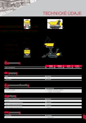 Pásové dumpery Yanmar C08-A Diesel 