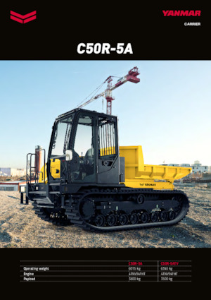 Pásové dumpery Yanmar C50R-5A 