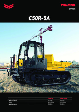 Pásové dumpery Yanmar C50R-5A 