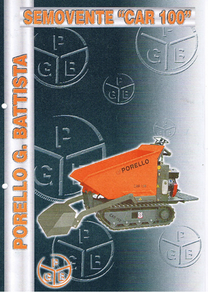 Pásové dumpery Porello Car 100
