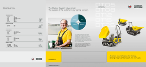 Pásové dumpery Wacker Neuson DT08