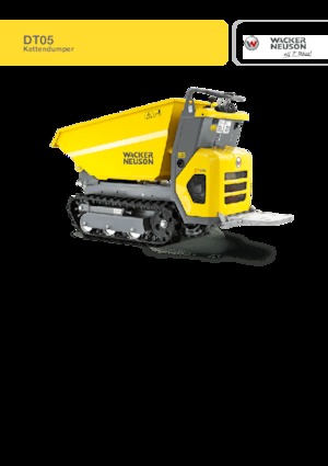 Pásové dumpery Wacker Neuson DT05