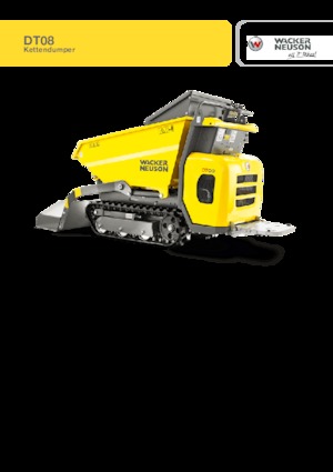 Pásové dumpery Wacker Neuson DT08