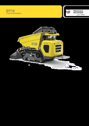 Pásové dumpery Wacker Neuson DT10