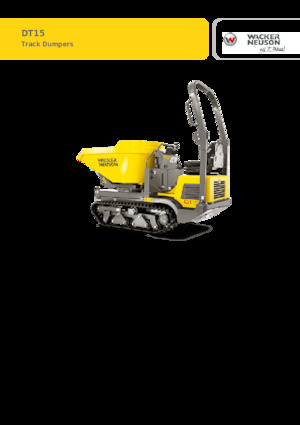 Pásové dumpery Wacker Neuson DT15