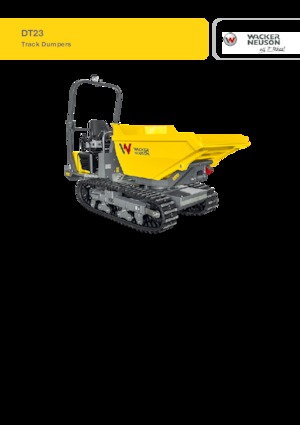 Pásové dumpery Wacker Neuson DT23