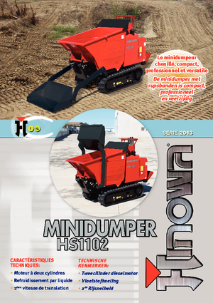 Pásové dumpery Hinowa HS1102