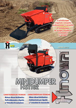 Pásové dumpery Hinowa HS1102