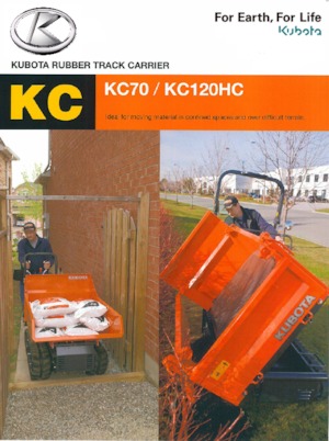 Pásové dumpery Kubota KC120HC-4