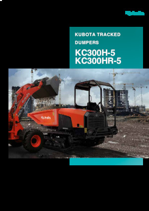Pásové dumpery Kubota KC300HR-5