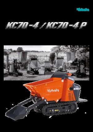 Pásové dumpery Kubota KC70-4