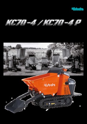 Pásové dumpery Kubota KC70-4