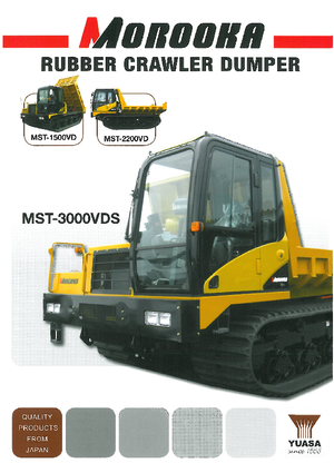 Pásové dumpery Morooka MST 1500 VD