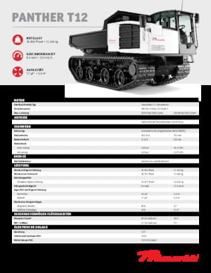 Pásové dumpery Prinoth Panther T12