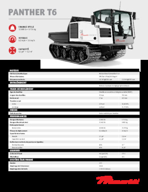 Pásové dumpery Prinoth Panther T6