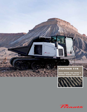 Pásové dumpery Prinoth Panther T7R