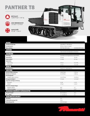 Pásové dumpery Prinoth Panther T8