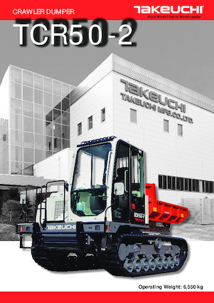 Pásové dumpery Takeuchi TCR50-2
