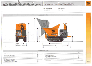 Pásové dumpery JCB TD 10