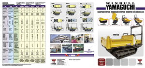 Pásové dumpery Yamaguchi WB 07 ß