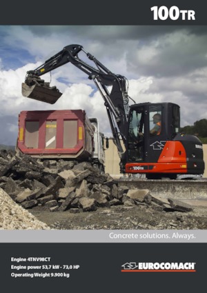 Pásová rypadla Eurocomach 100 TR