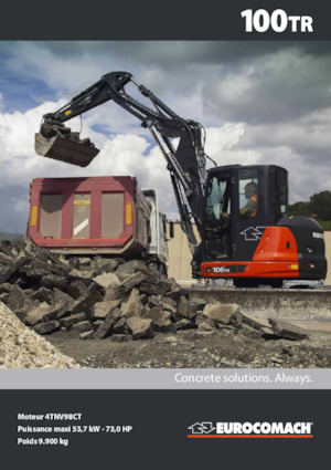 Pásová rypadla Eurocomach 100 TR