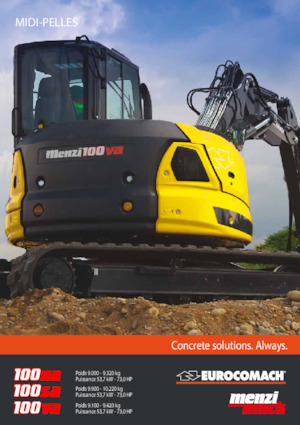 Pásová rypadla Menzi 100na