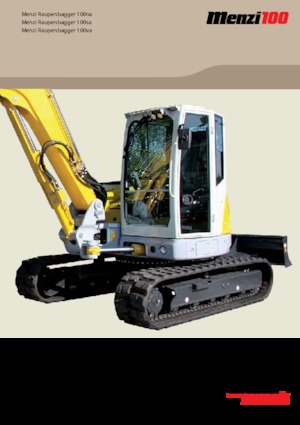 Pásová rypadla Menzi 100na