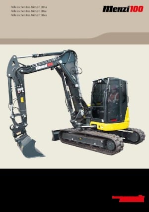 Pásová rypadla Menzi 100na