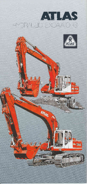 Pásová rypadla Atlas 1204 